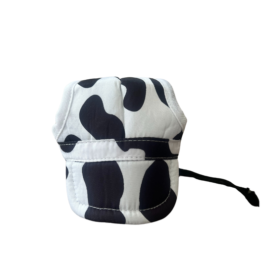 Cow Print Dog Hat