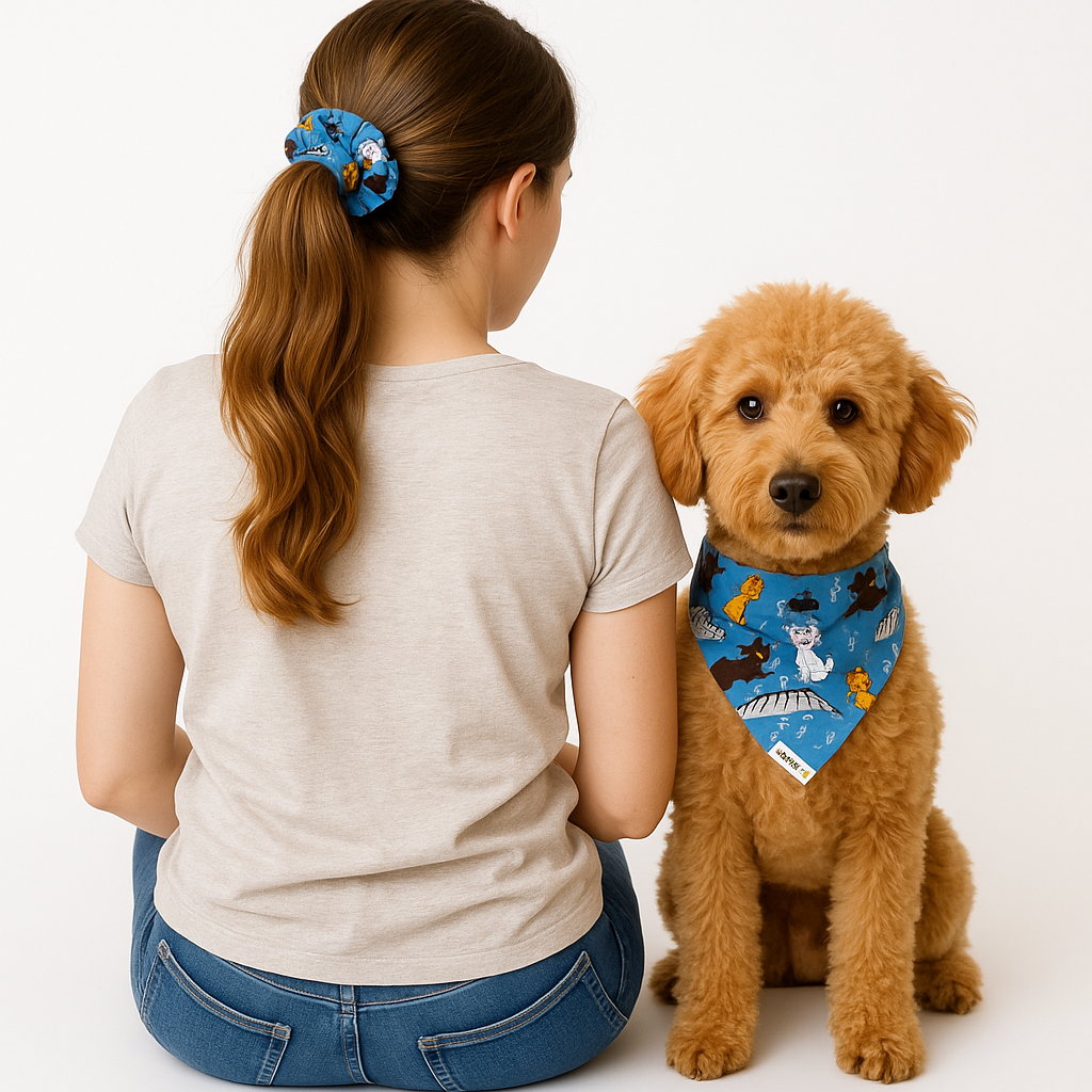 🎀 Matching Bandana & Scrunchie Sets  ✨ Twinning never looked this cute! ✨
