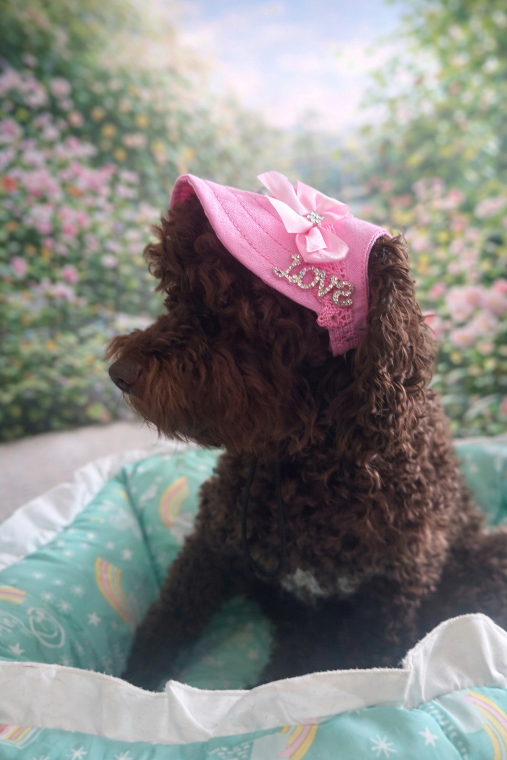 Pink love Cap
