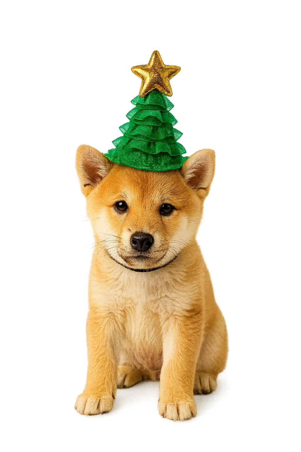 Xmas Tree Dog Hat