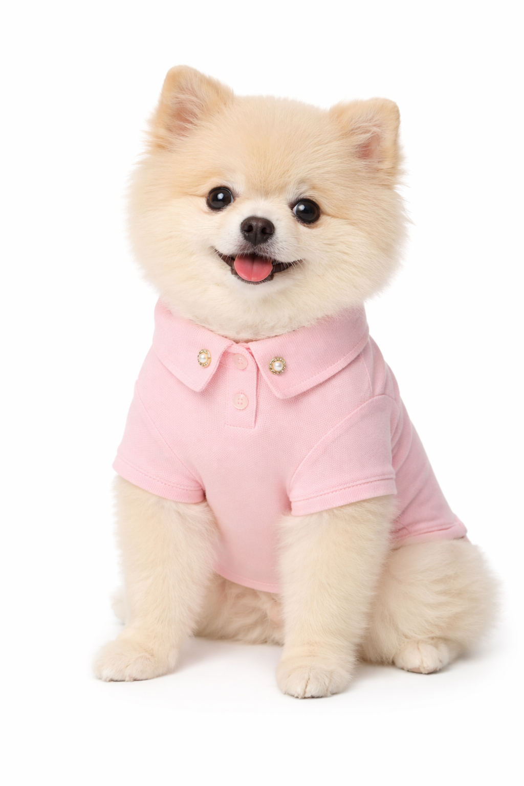 Pink Polo Dog Shirt