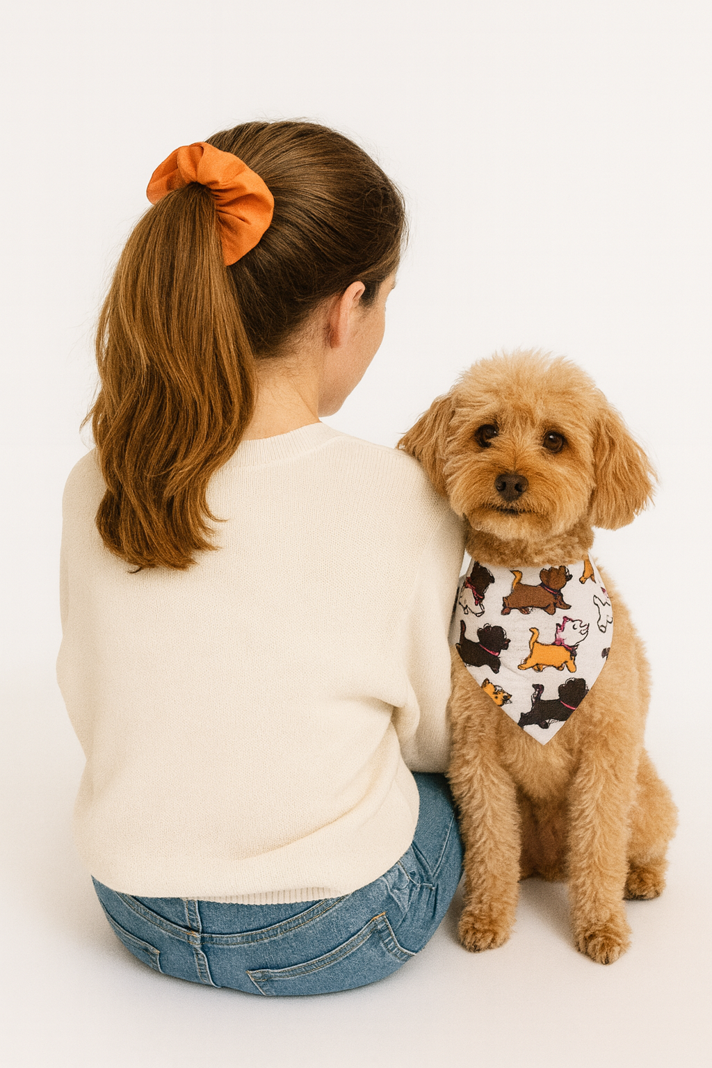 Matching Bandana + crunchie