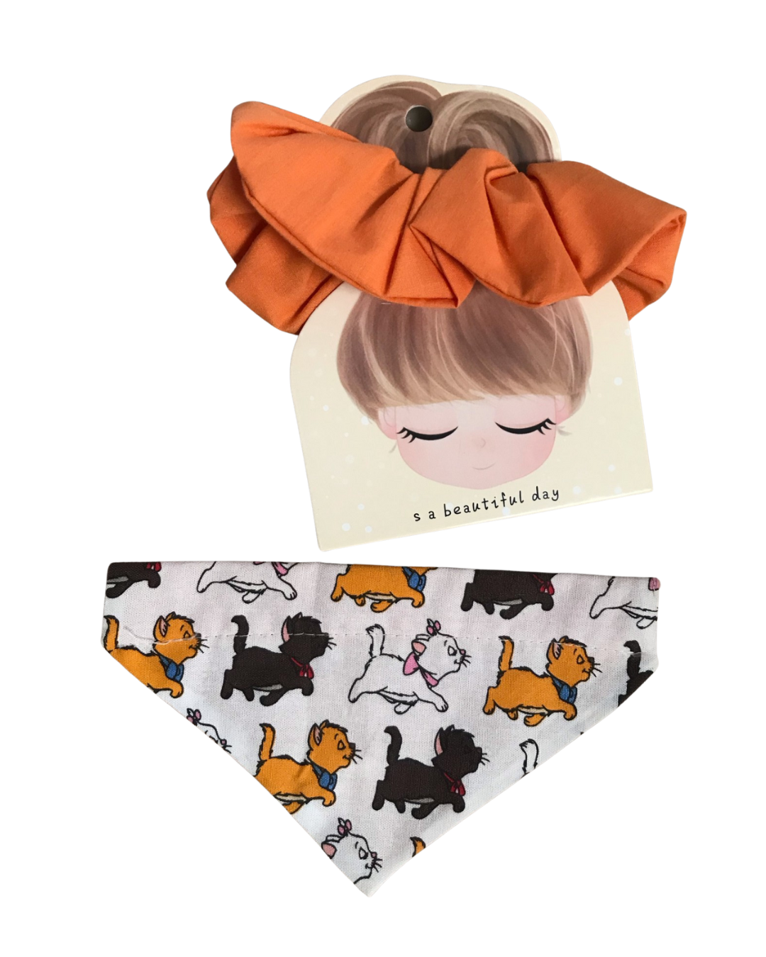 Matching Bandana + crunchie