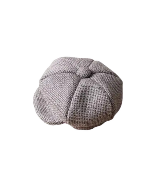 Grey Beret Hat
