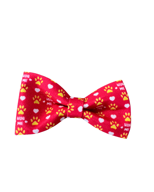 Paw Print Bow